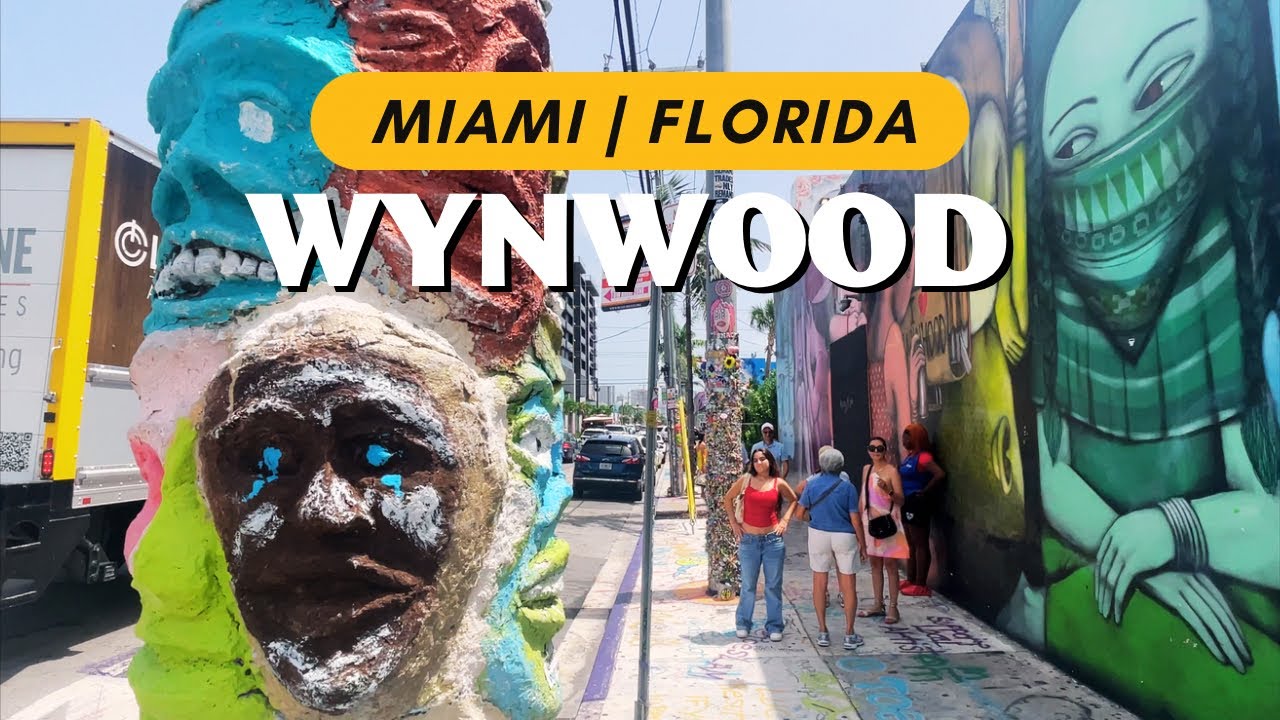 Florida Walking Tour - Wynwood Art District | Miami (ASMR)