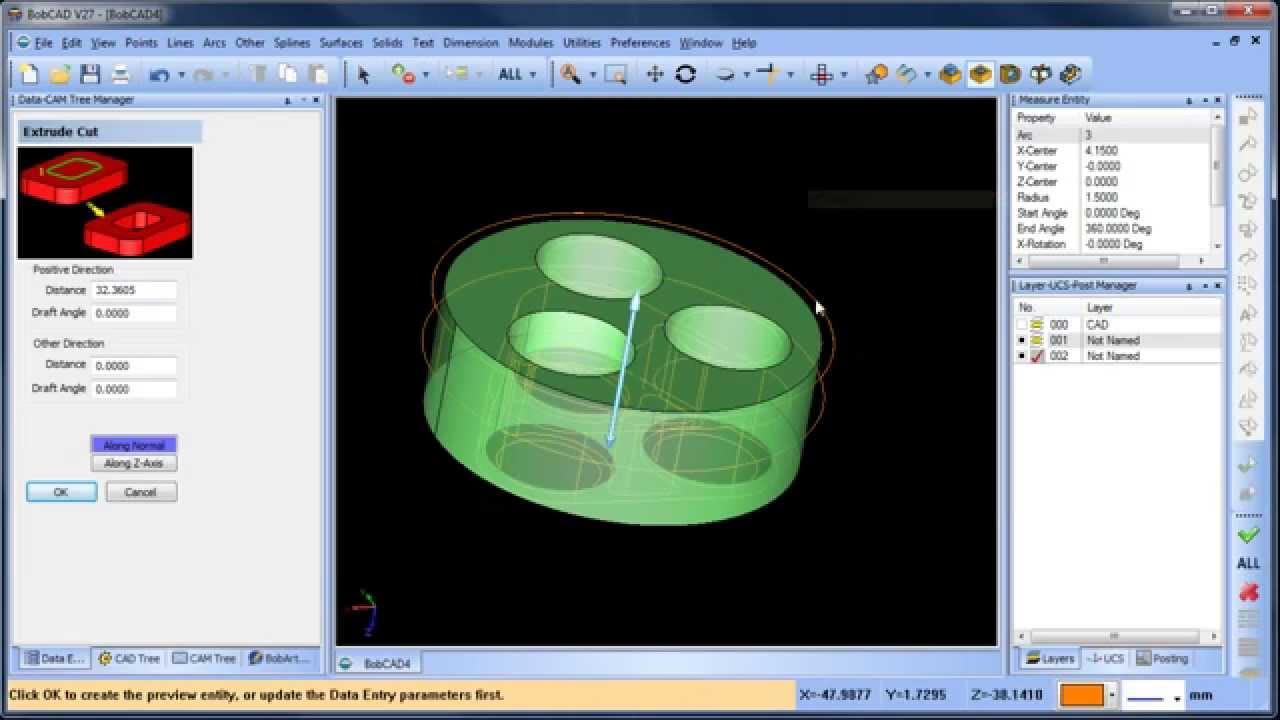 3D Design Tutorial BobCAD CAM V27