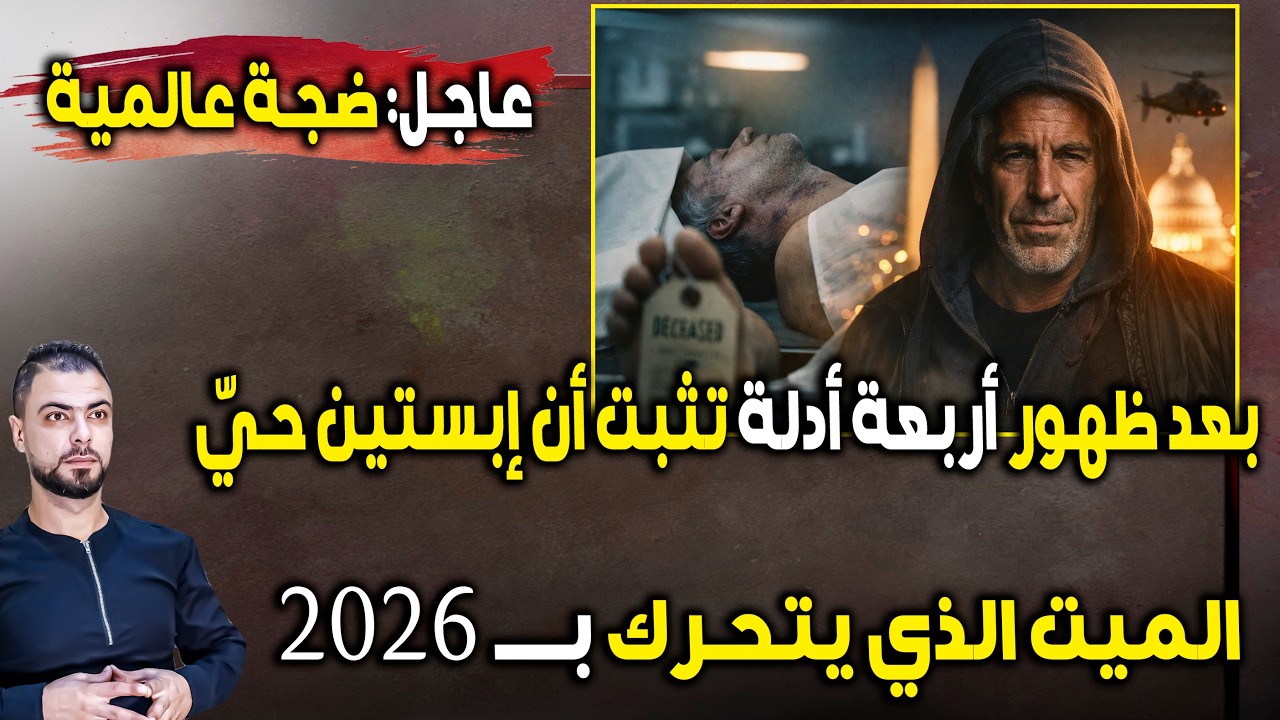 عاجل: ضجة عالمية بعد 4 أدلة تثبت أن إبستين حيّ | الميت الذي يتحرك بـ2026 !
