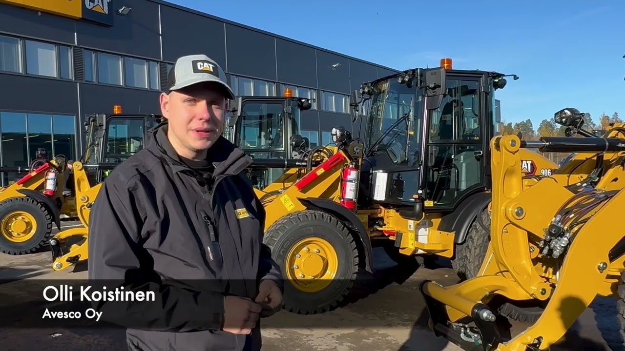Avesco luovutti PHM Groupille Cat 906 ja 908 pyöräkuormaajia