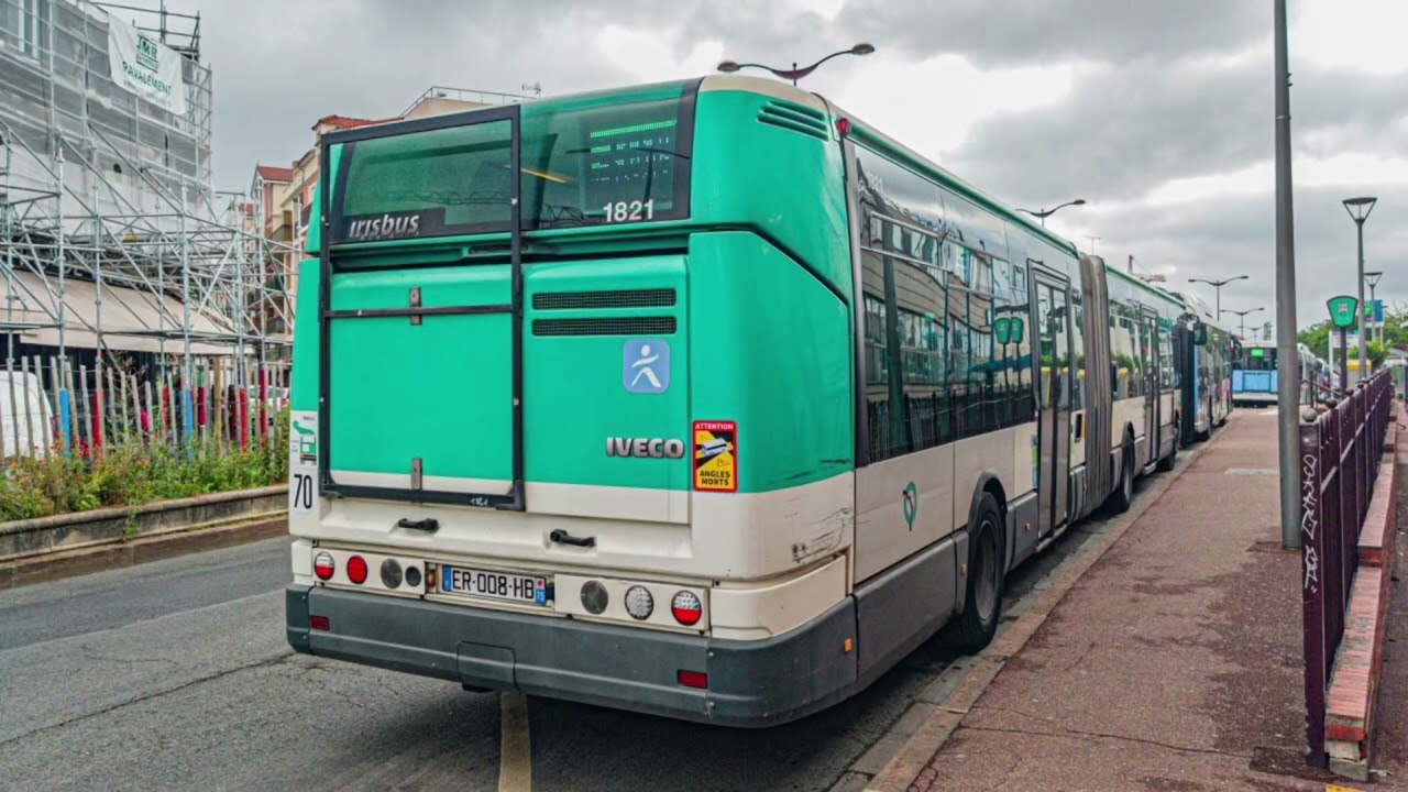 RATP | IVECO Irisbus Citelis 18 Euro 5 Voith #1817 | Full Kickdown