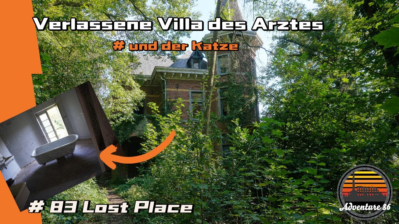 Die (verlassene) Villa des Arztes und der Katze // Belgien