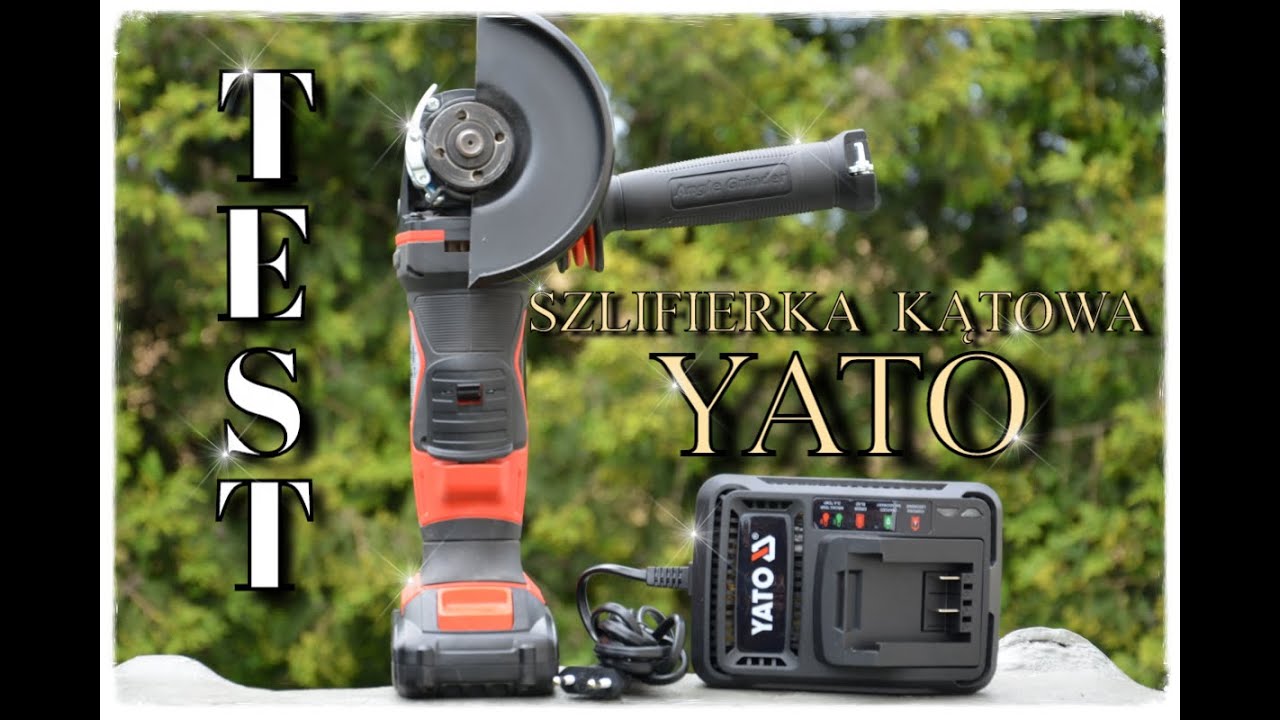 Szlifierka akumulatorowa YATO 18V! (TEST)😎👍