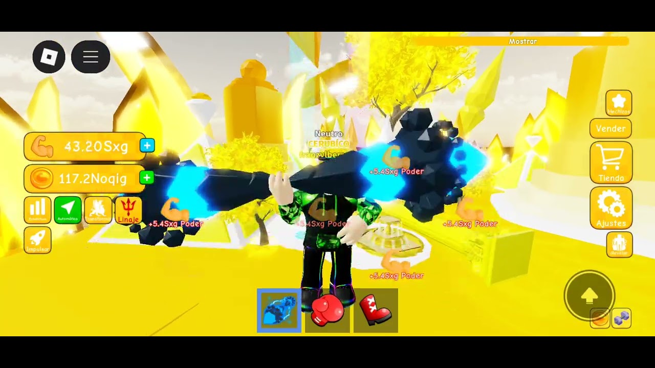 Unlocking Stage 37 in Roll's Lifting Simulator (1/5 part of video)