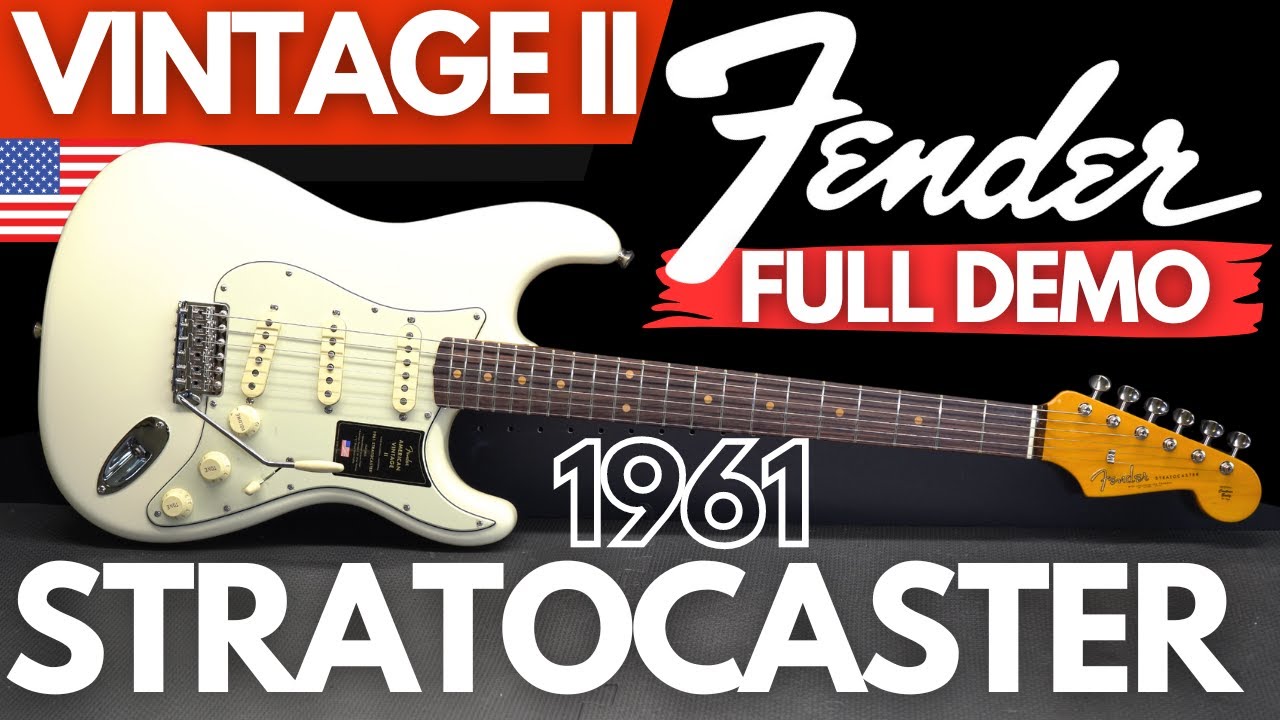 Fender American Vintage II 1961 Stratocaster FULL DEMO