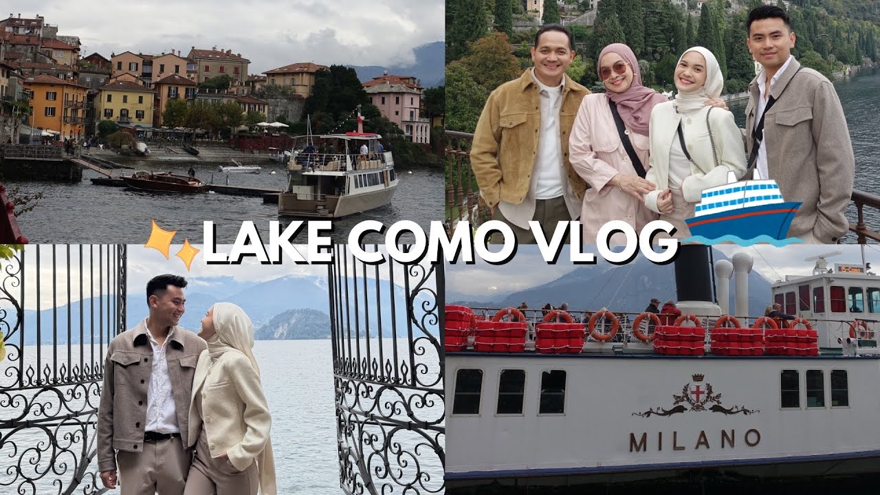 DAY TRIP KE VARENNA, BELLAGIO & COMO 🇮🇹 | Aquira & Chiesa’s Digital Diary