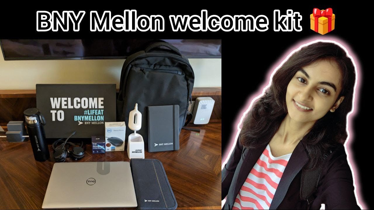 First vlog 😍 Unboxing BNY Mellon welcome kit