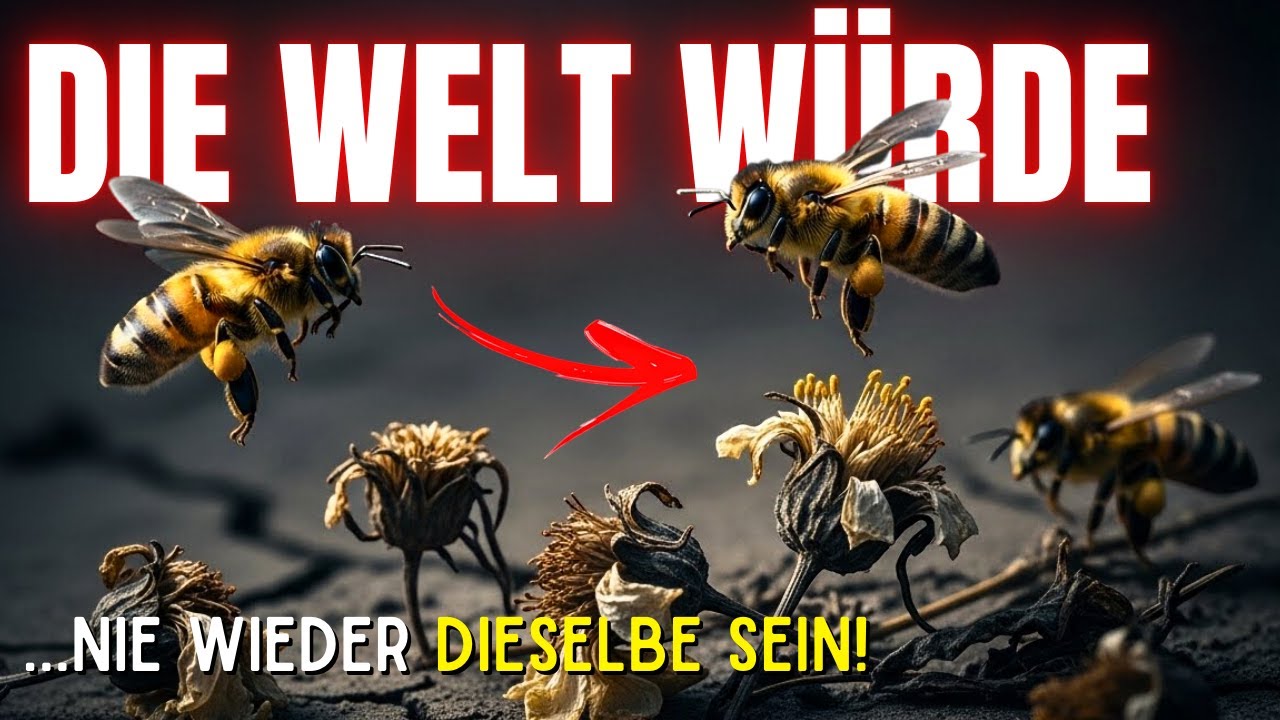 Was wäre, wenn morgen alle Bienen verschwänden? Du wirst nicht glauben, was dann passieren würde!