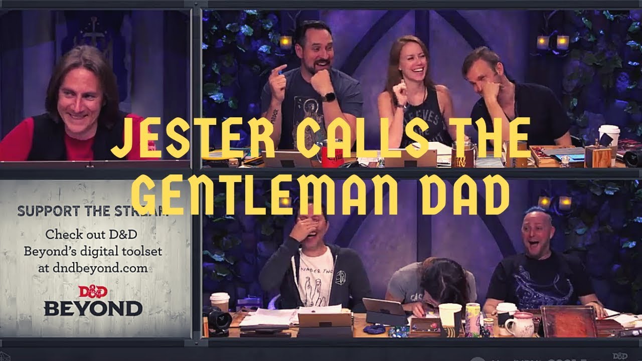 Jester Calls the Gentleman Dad