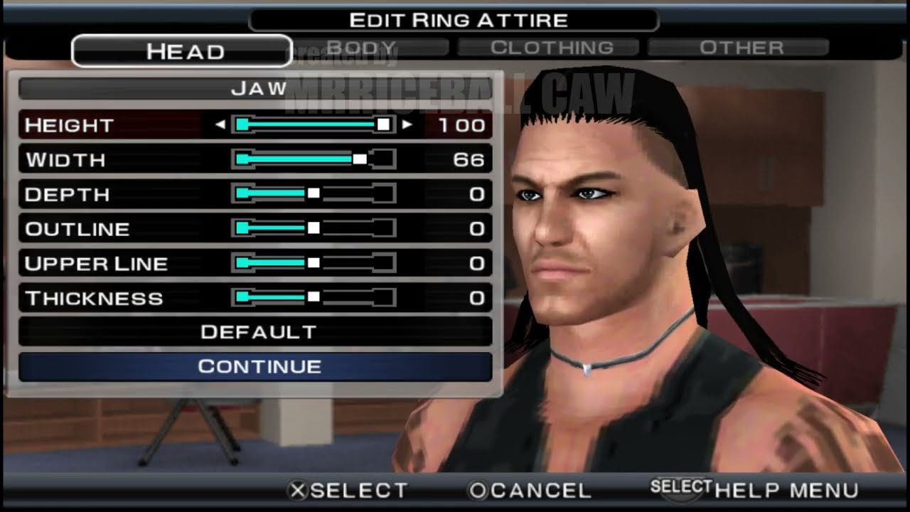 Damian Priest PSP caw formula | SVR2011 CAW PS2 PSP MRRICEBALL CAW