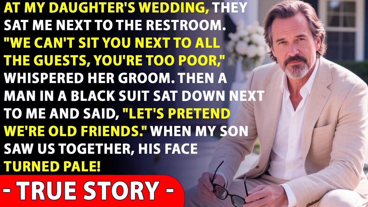I Was Seated Near The Restroom At My Daughter's Wedding. But Then A Man Sat Down Next To Me And...