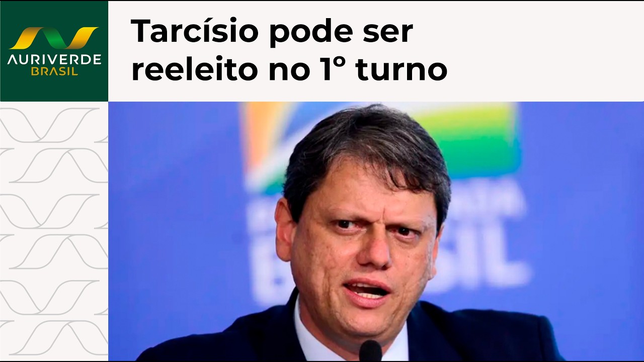 Tarcísio salta e marca 51% contra Haddad no 1º turno em SP, diz Paraná Pesquisas