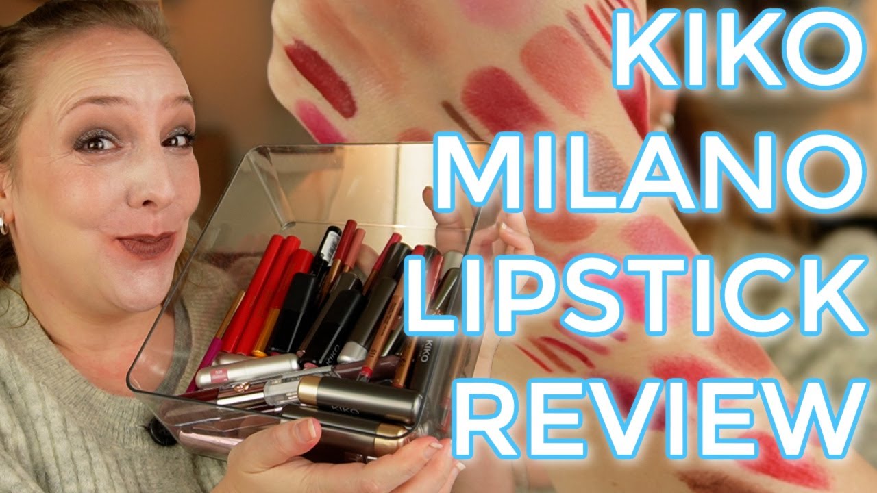 KIKO MILANO LIPSTICK REVIEW // Trying & swatching 20 Kiko Milano lip formulas (finding more dupes?)