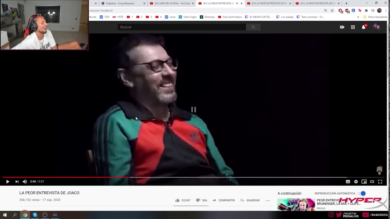 COSCU REACCIONA A LA PEOR ENTREVISTA DE MOMO, JOACO, COSCU