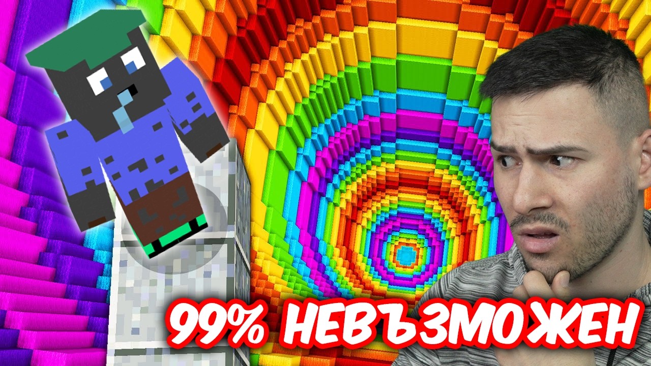 1000% НЕВЪЗМОЖЕН ДРОПЪР В МАЙНКРАФТ! Minecraft Dropper w/@xxshadowhexxx