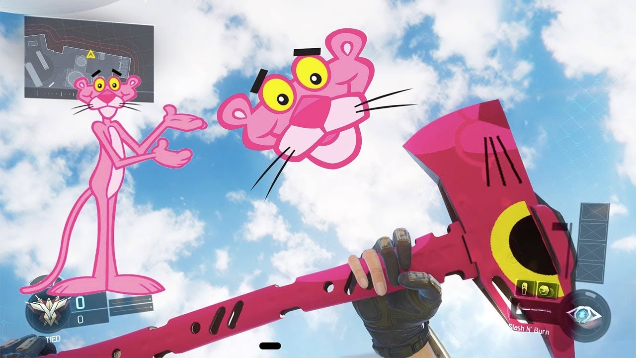 BLACK OPS 3 - 'SLASH N BURN' PINK PANTHER PAINTJOB (AXE)
