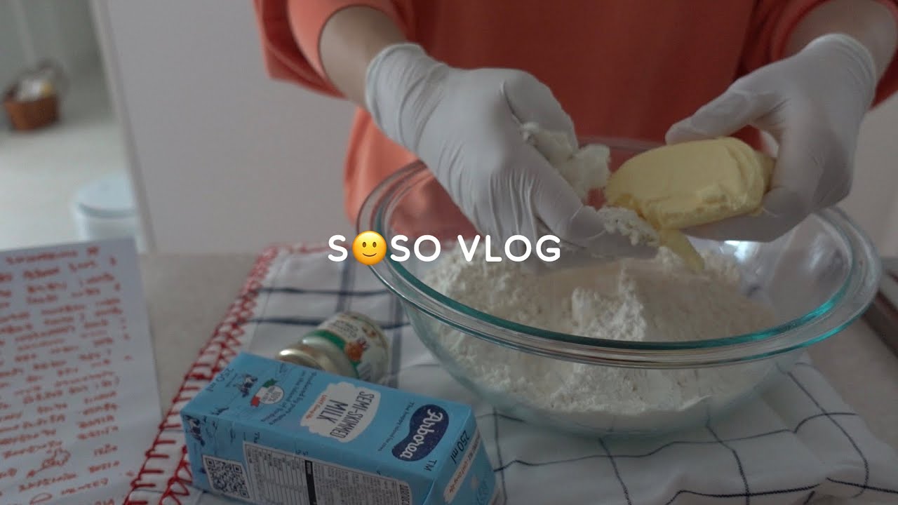 ENG) 직장인VLOG, 처음해본 사랑니 발치,  조카랑 차이브카페 다녀오고 빅토리아베이커리에서 주문한 kit로 비스킷 만들기, 홈트 실패하고 플리마켓 정리한 일상