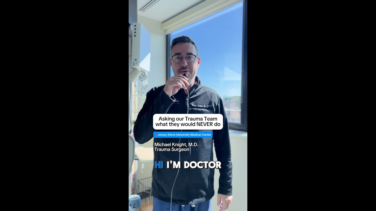 What Trauma Surgeons Would Never Do