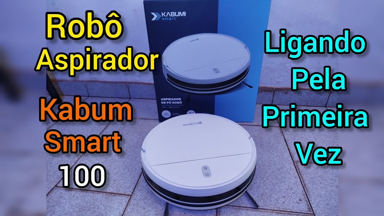 Robô Aspirador Kabum Smart 100  !!! Unboxing , Primeiro Teste 