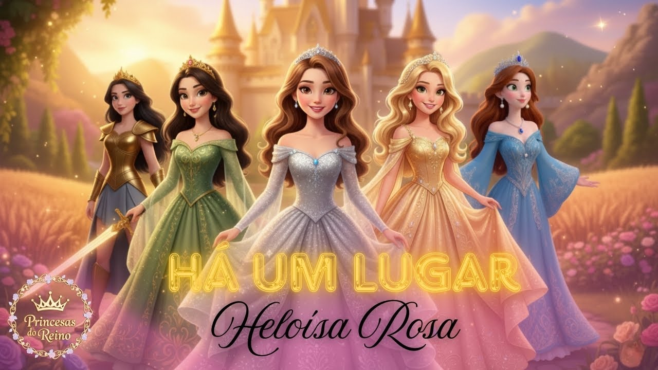 HÁ UM LUGAR- HELOISA ROSA | PRINCESAS DO REINO | Músicas Infantil Gospel | Estilo Disney