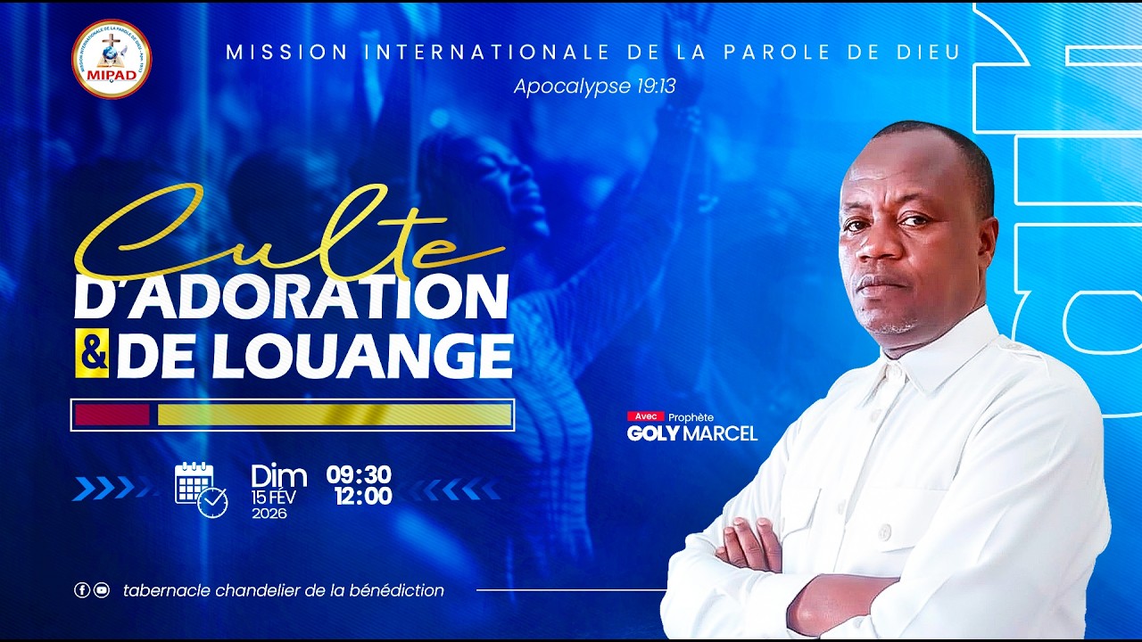 DIMANCHE 15_02_2026 | THEME : LES GRÂCES LIÉES À L’OBÉISSANCE | Prophète GOLY MARCEL