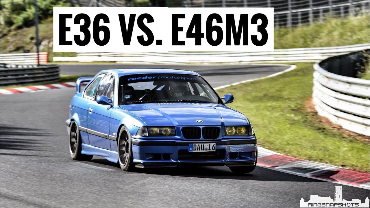 BMW E36 vs. E46 M3 / 