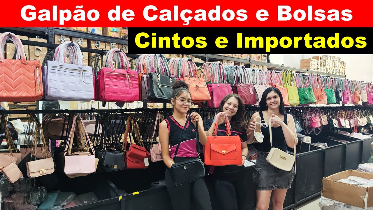 MAIOR GALPÃO DE CALÇADOS, BOLSAS, CINTOS E IMPORTADOS EM SANTA CRUZ DO CAPIBARIBE