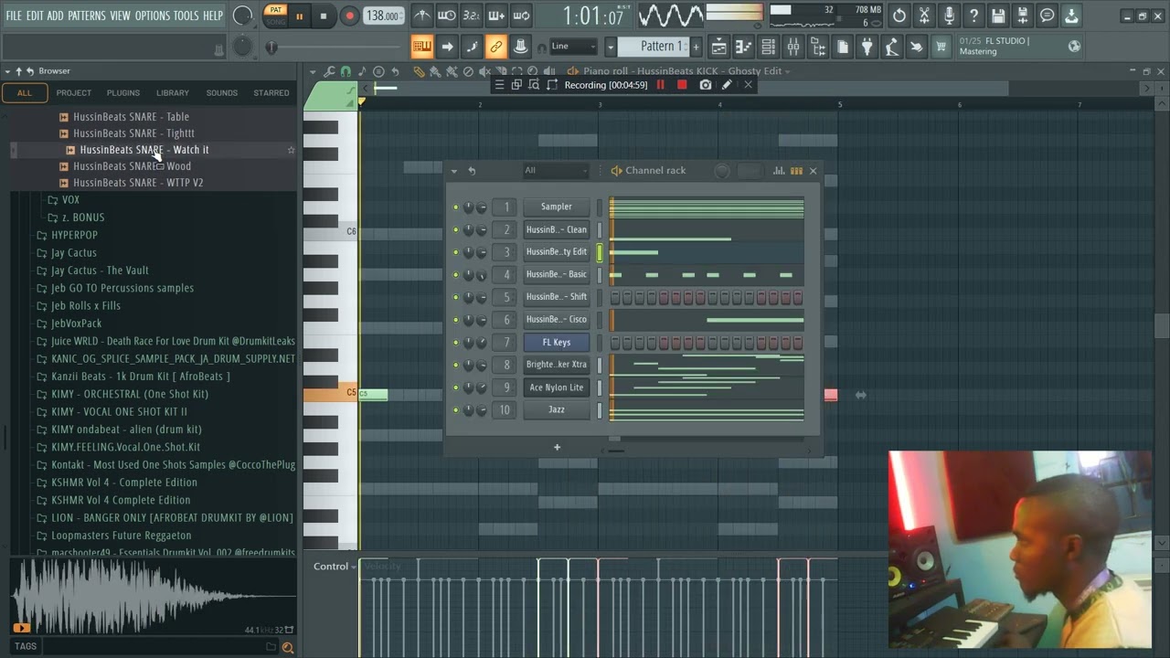 How to make a Rhumba Drill beat from scratch using Fl Stock plugin Flex