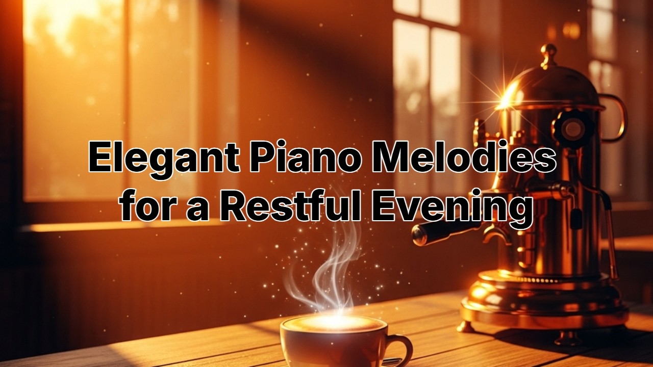 Midnight Coffee & Smooth Jazz: Elegant Piano Melodies for a Restful Evening