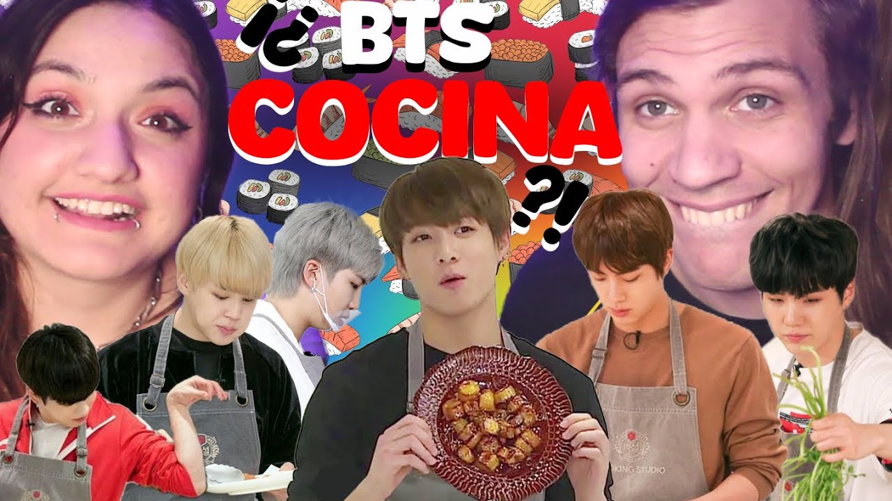 COCINEROS AMATEURS reaccionan a BTS EN LA COCINA 👩‍🍳👨‍🍳🍳