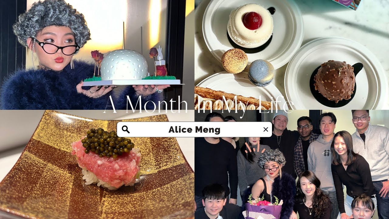 Feb Vlog|瘋狂探店的一個月|鋼管舞初體驗| LA Omakase | Toronto 生日趴|