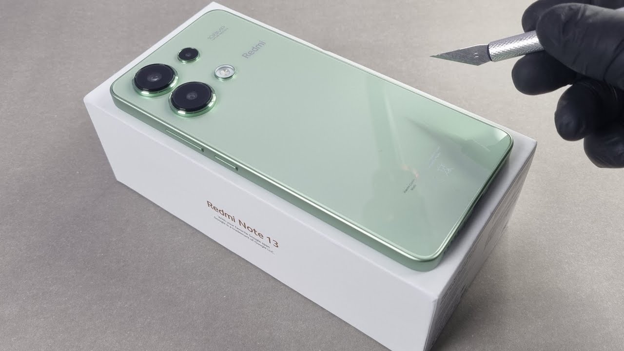 Pure ASMR UNBOXING - Redmi Note 13 4G (Mint Green) 8/256 #asmr
