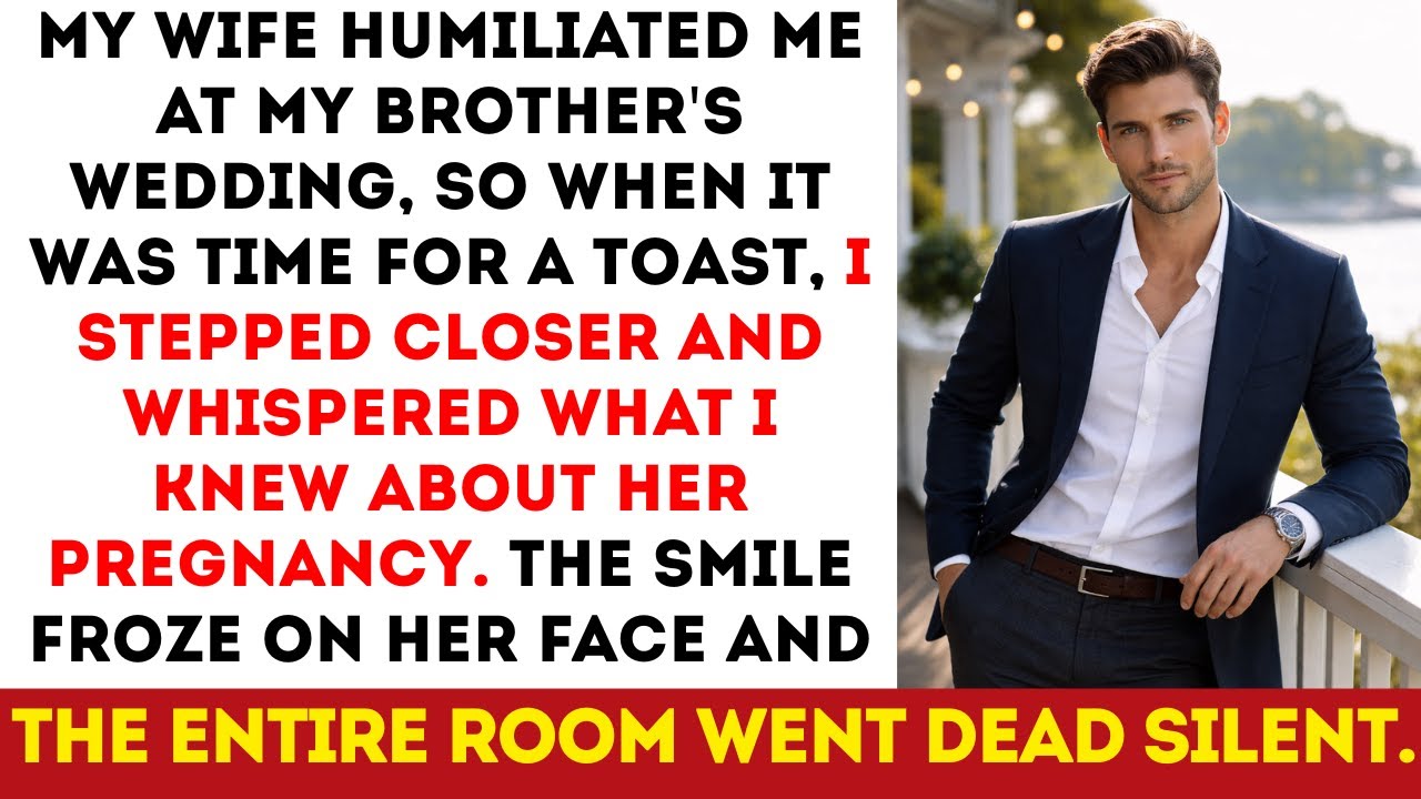 My Wife Humiliated Me At My Brother's Wedding—But When I Whispered What I Knew About Her Pregnancy…