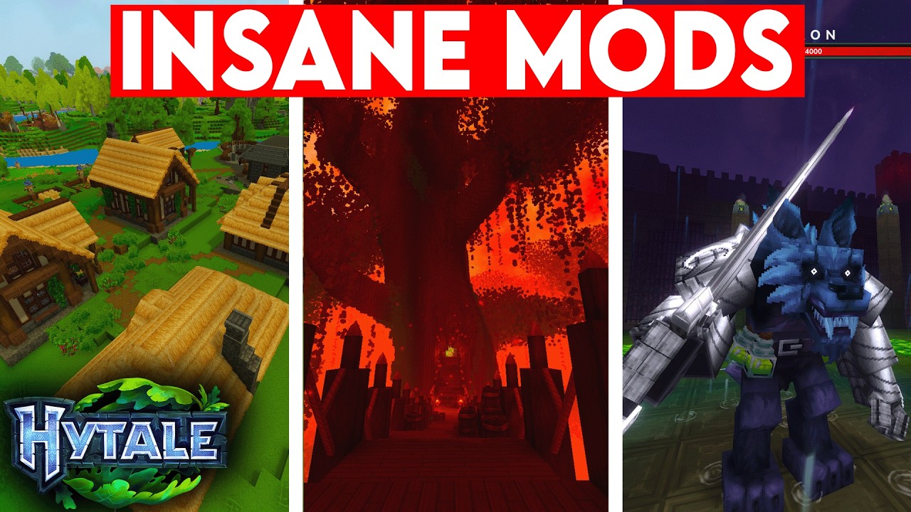 Эти моды для Hytale просто безумные!