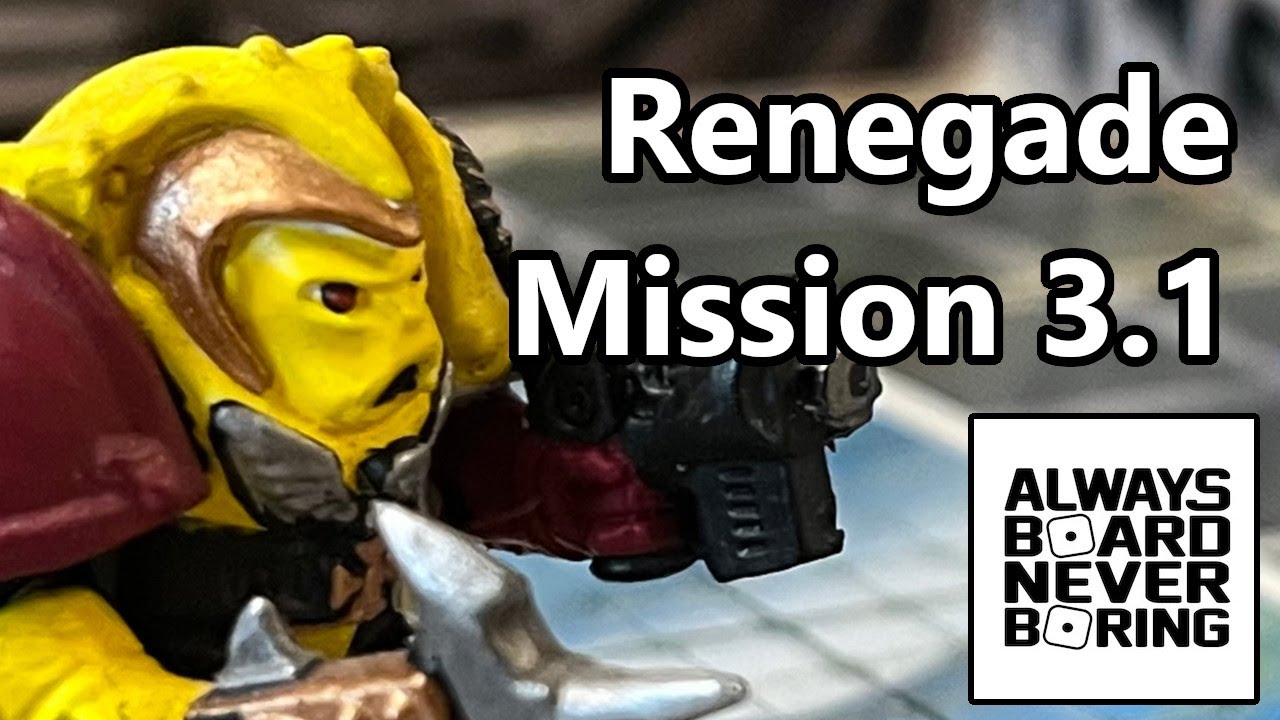 Space Crusade Renegade Campaign (Star Quest) - Mission 3, Part 1 Battle Report | Ghastly Greenskins