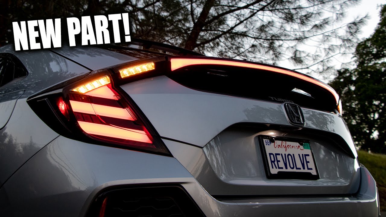 ЛУЧШИЙ мод для Honda Civic Hatchback? — Светодиодный спойлер (Civic Hatchback 2017-2021)