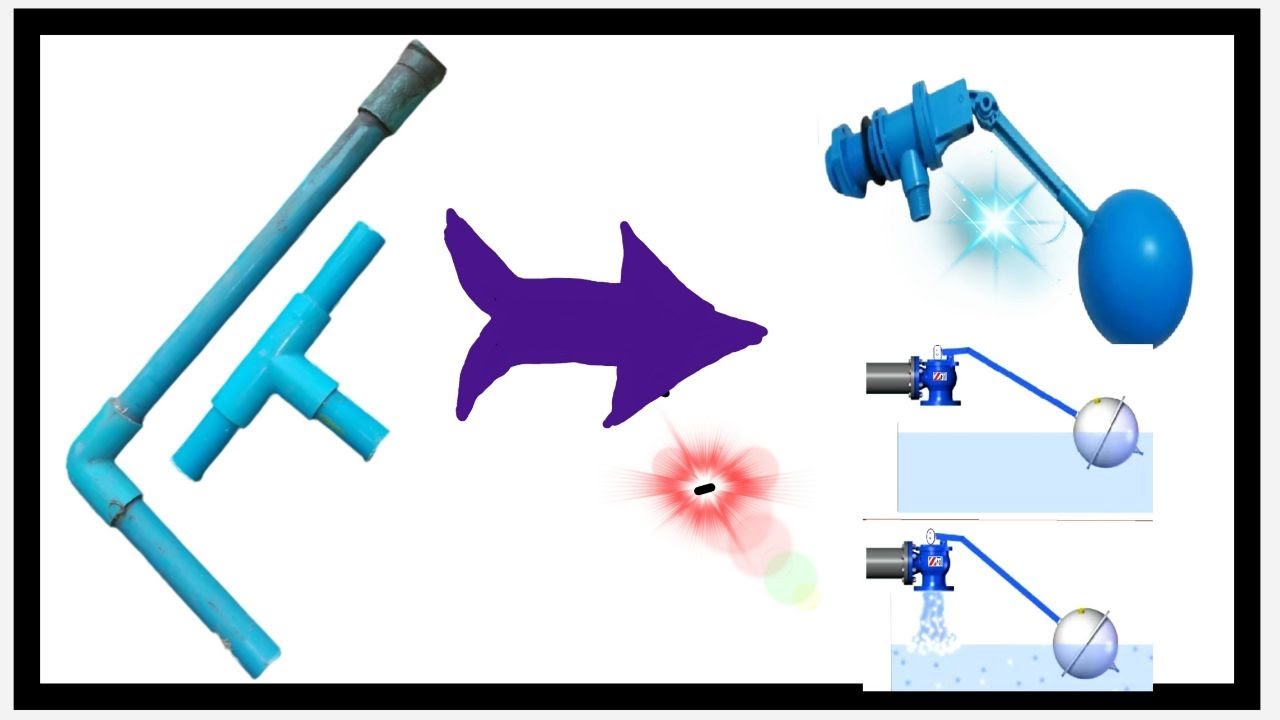 How to make automatic PVC pipe water tank float valve myselfe.