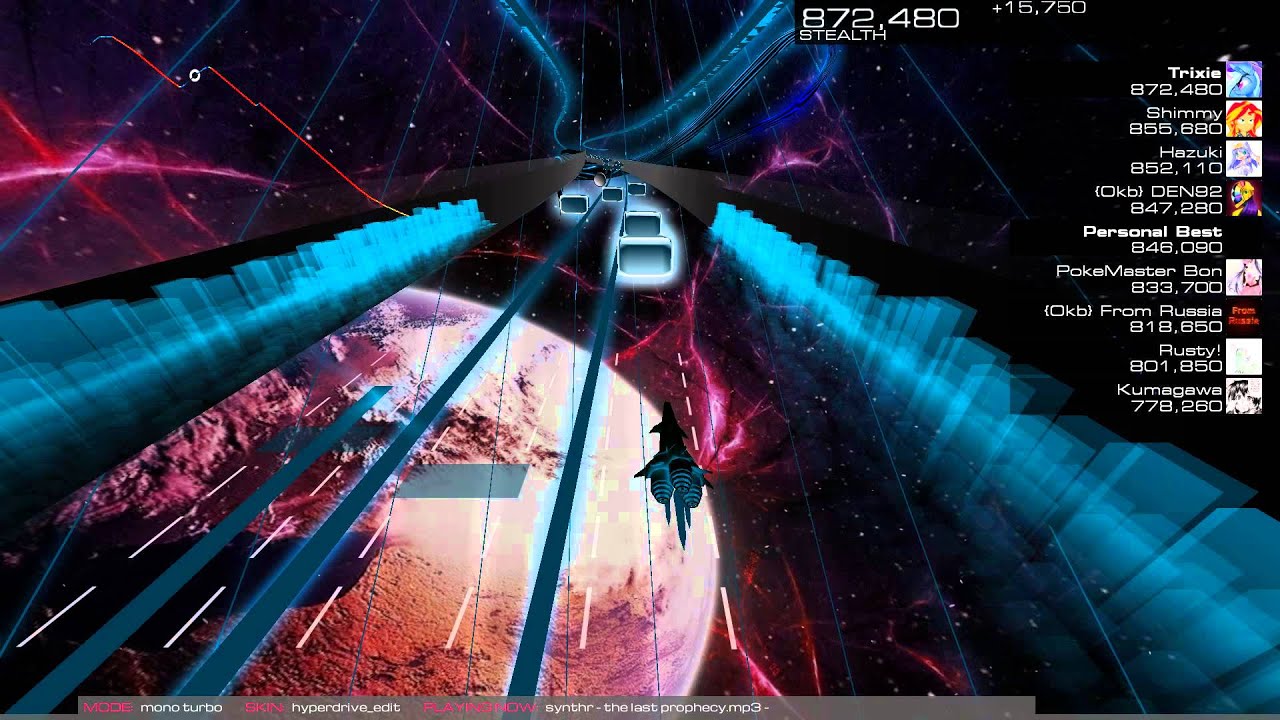 [Audiosurf 2] DJ Synthr - The Last Prophecy