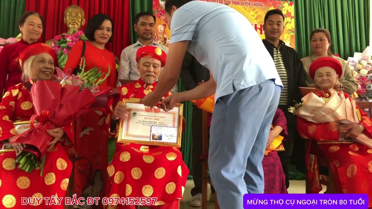 MỪNG THỌ CỤ NGOẠI TRÒN 80 TUỔI