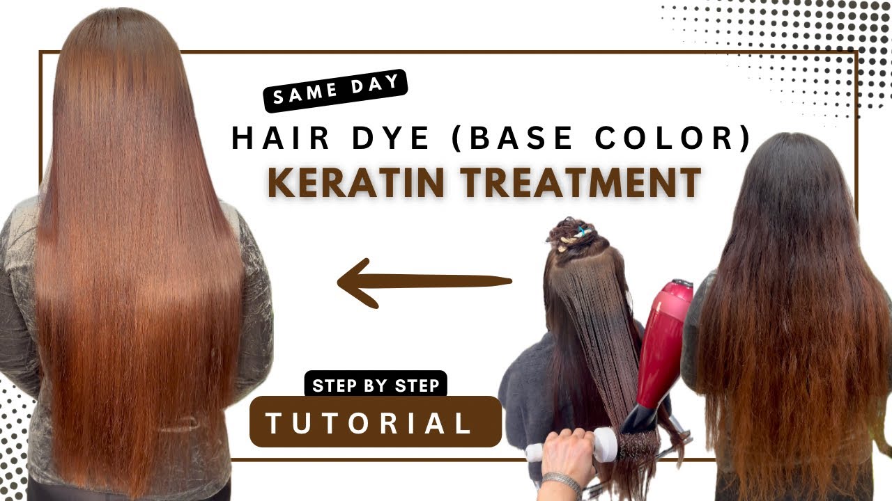 Ultimate Hair Makeover: Same Day Hair Dye and Keratin Treatment Tutorial