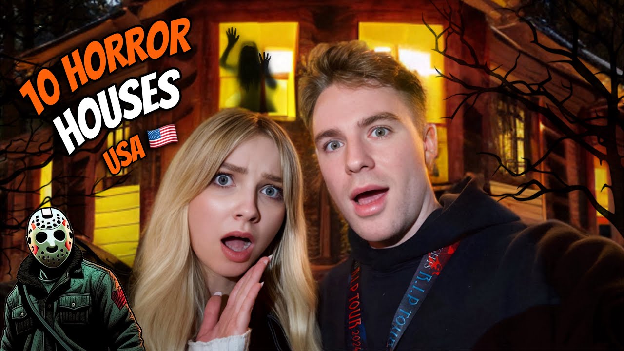 10 DOM&Oacute;W STRACHU W JEDNĄ NOC 😳 | Halloween Special 🎃