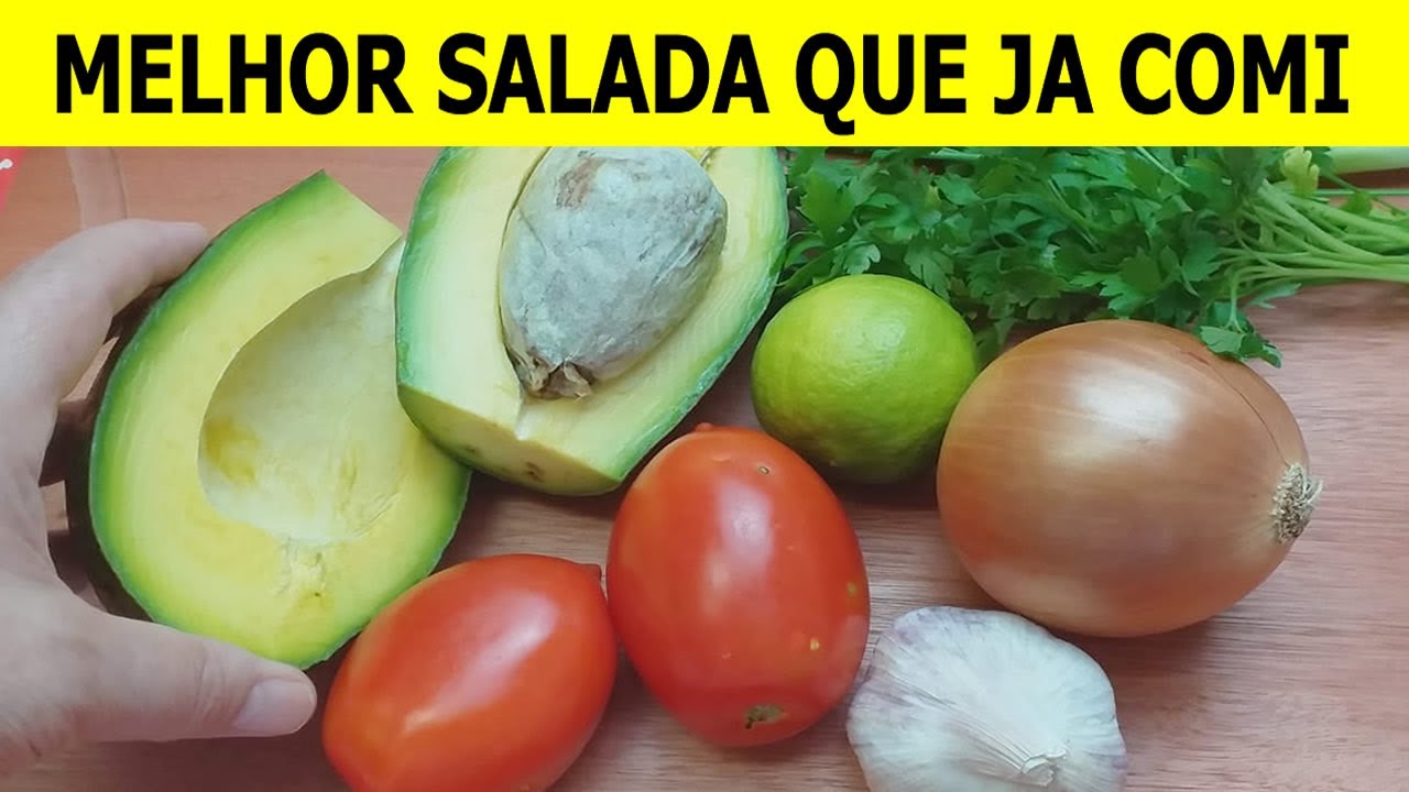 ESTA SALADA DE ABACATE NÃO PODE FALTAR NA MINHA CASA [RECEITA QUE AMO]