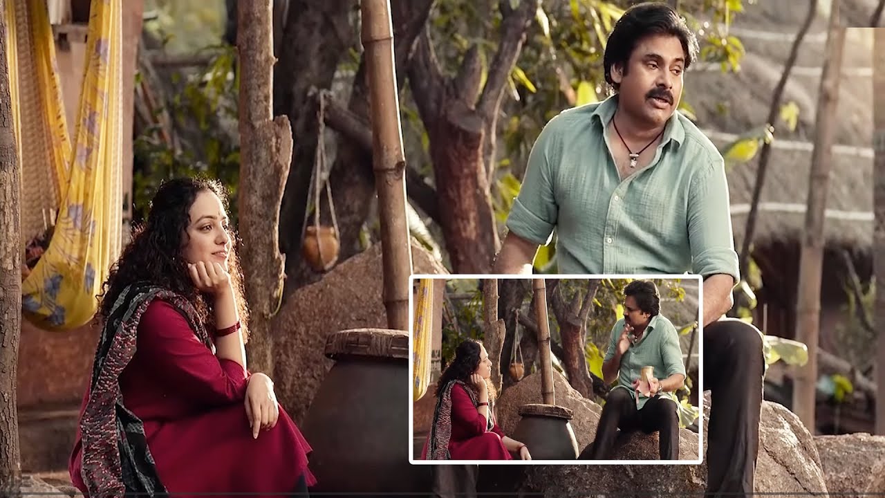 Pawan Kalyan , Nithya Menon Funny Fight Scene | Telugu Interesting Movie Scene | @Filmetelugu