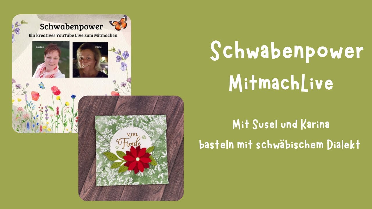 Geschenkverpackung 22. Schwabenpower MitmachLive mit Susel @scrappenstempeln #anleitung #diy