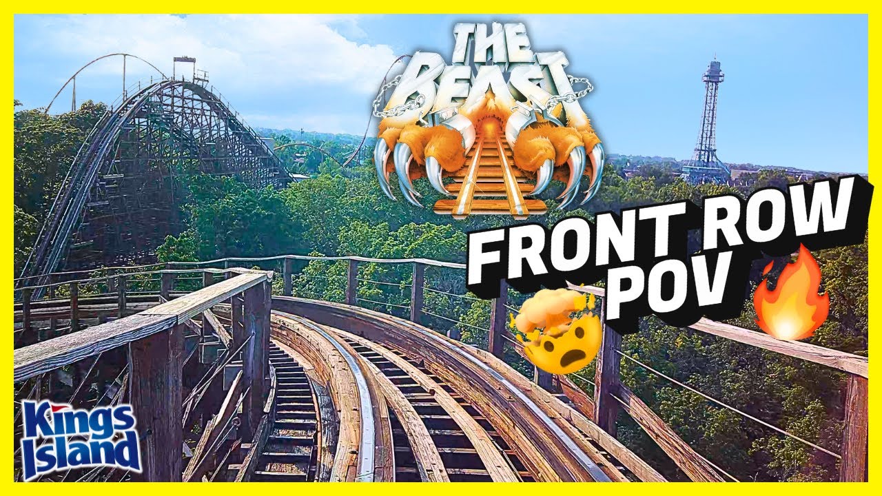 🎢  THE BEAST Front Row POV 2025 FULL Ride 4K Kings Island