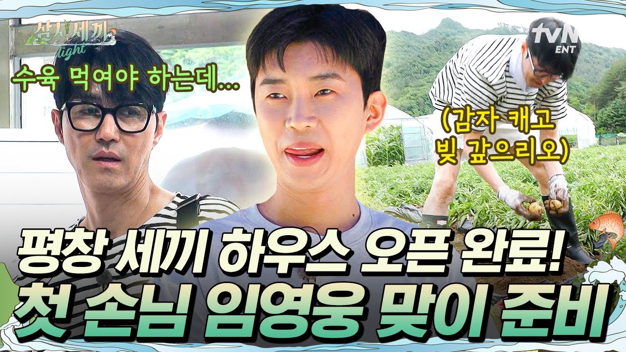 [#삼시세끼Light] 🎉삼시세끼 새 시즌에 임영웅 오셨네🎉 차승원 X 유해진 X 임영웅의 만남 너무 기쁘다.