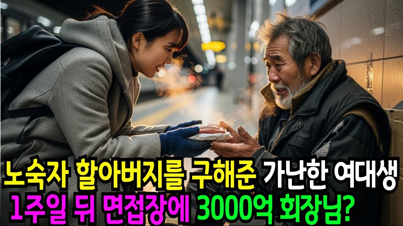  편의점 야간 알바로 살아가던 26세 여대생 지아는면접을 앞두고 귀가하던 길에 한 노숙자 할아버지를 만납니다.그 만남이 어떤 인생을 바꿨을까요?노후사연l인생사연l감동사연l오디오북