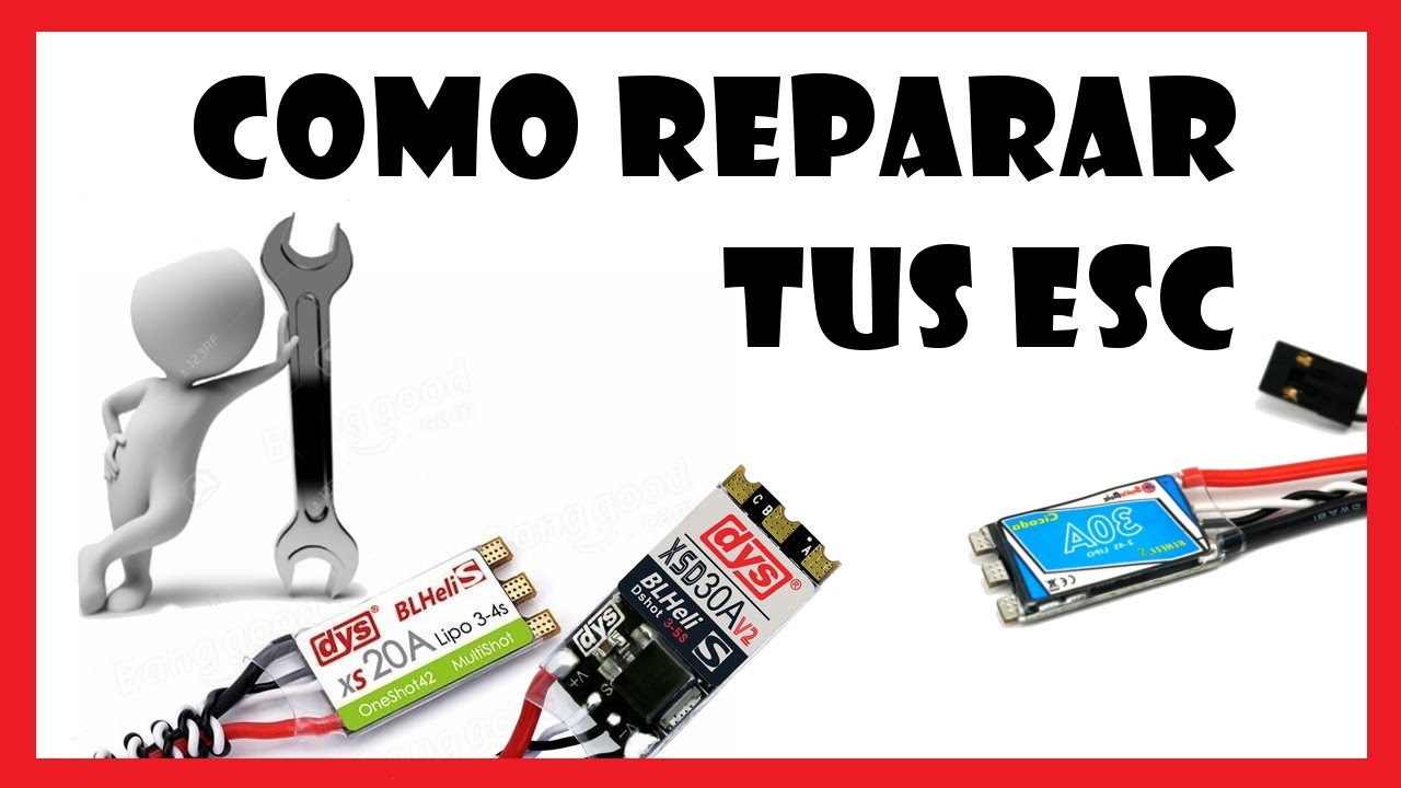 Cómo reparar y proteger tus ESC - Drones de carrera FPV