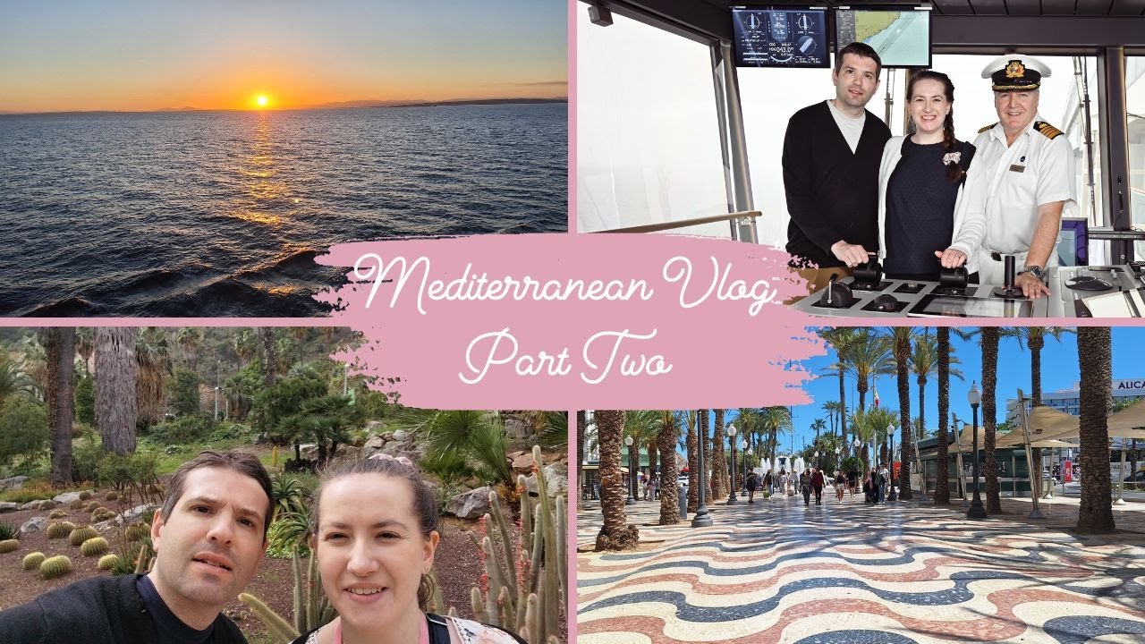 Mediterranean Cruise Vlog Part 2 | Ship Tour, Marseille, Barcelona & Alicante 🚢✨