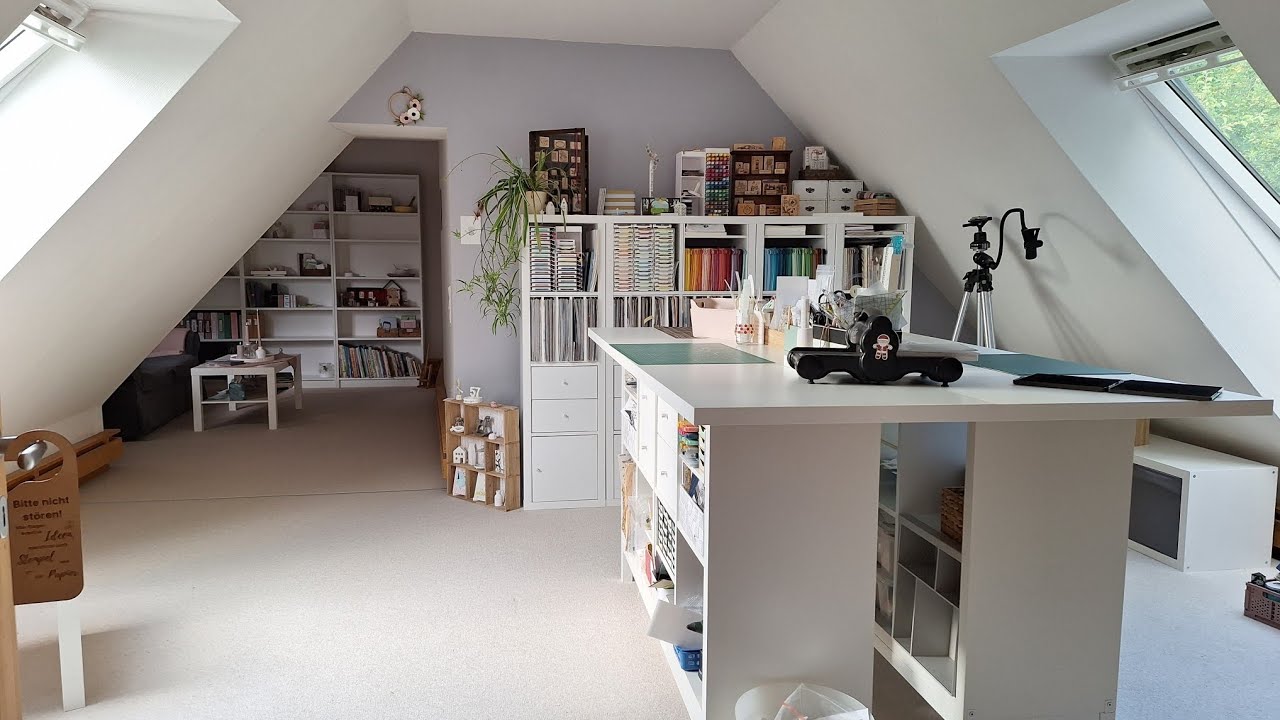 Es ist vollbracht. Mein Bastelzimmer ist fertig 😊.